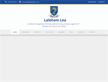 Tablet Screenshot of lalehamlea.co.uk
